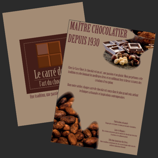 Mes réalisations - Le carré doré